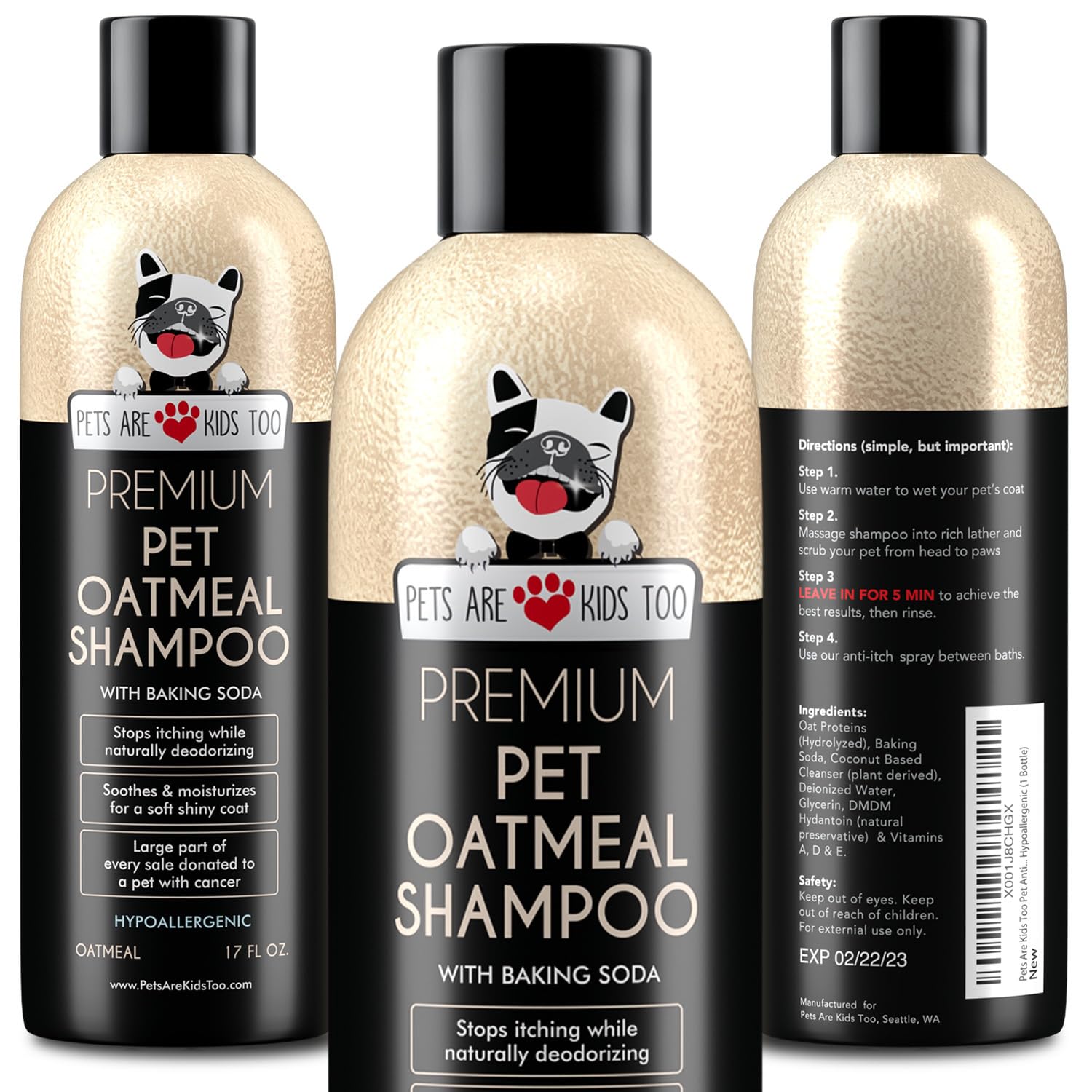 Premium Pet Oatmeal Shampoo