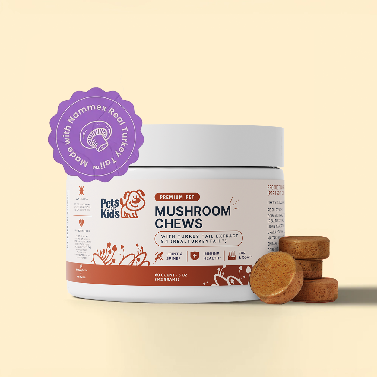Mushroom Chews tub