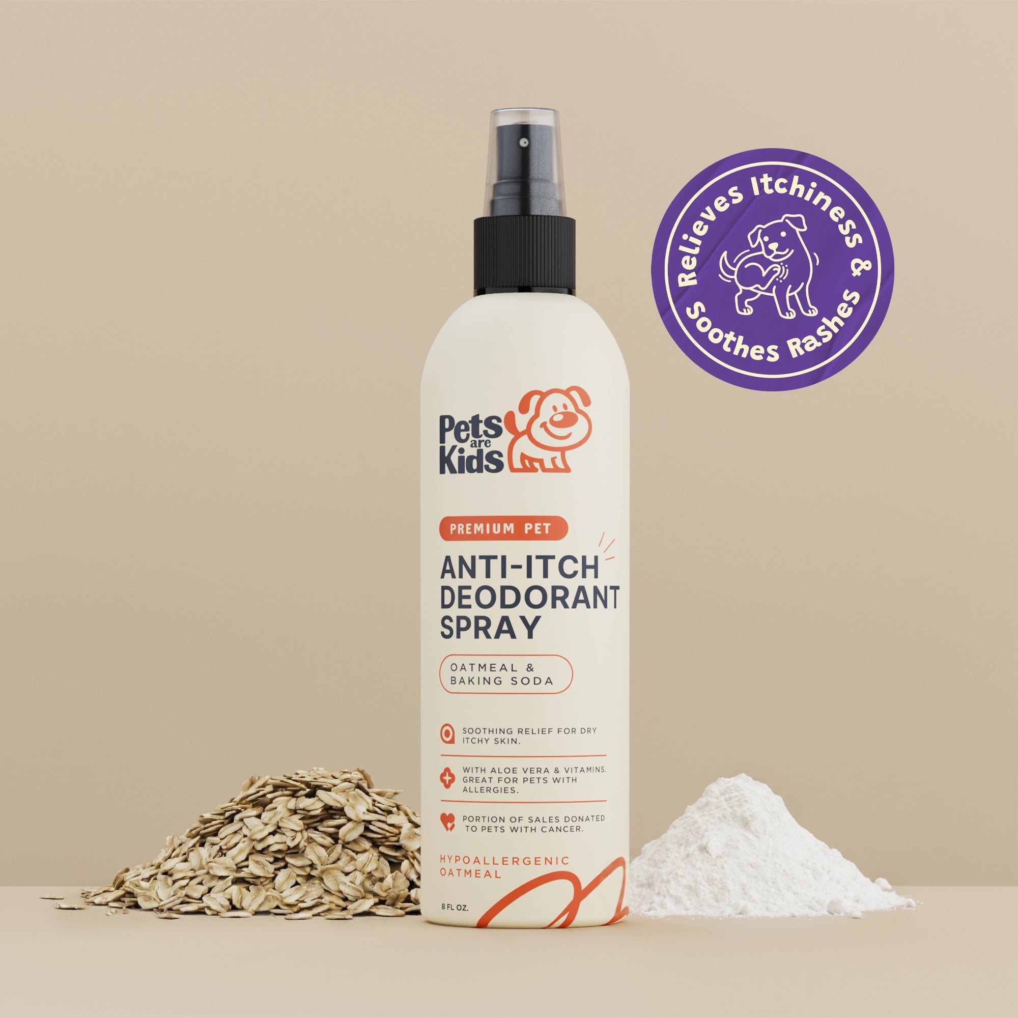 Premium Pet Anti-Itch Deodorant Spray