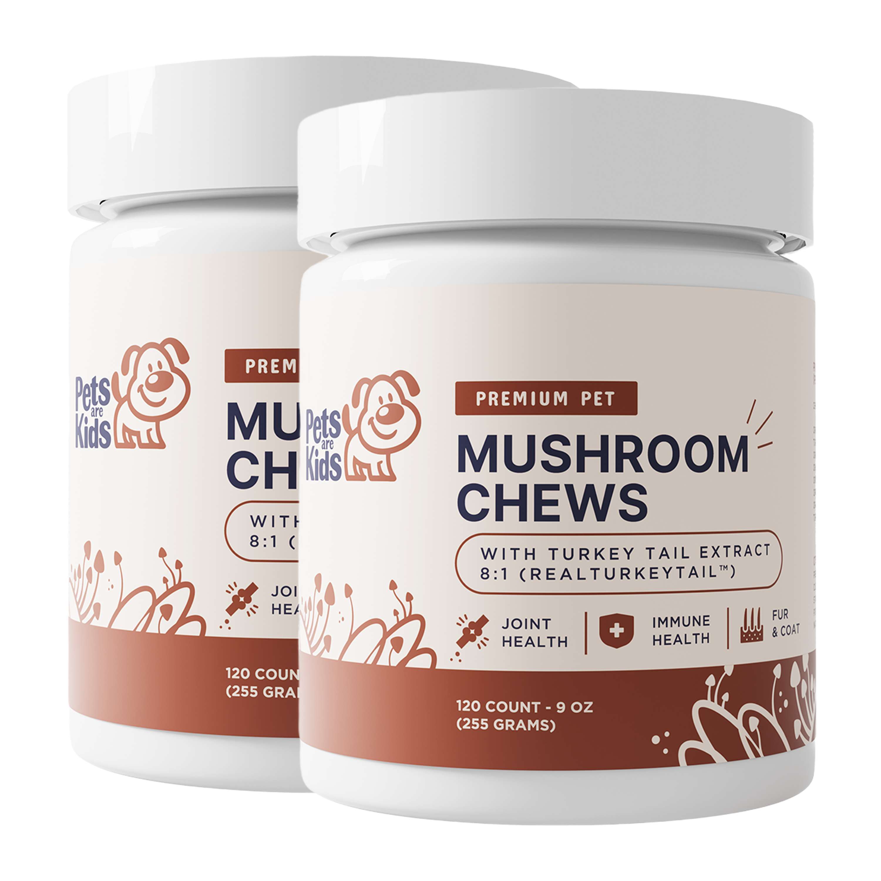 2-pack Dog Mushroom Chews