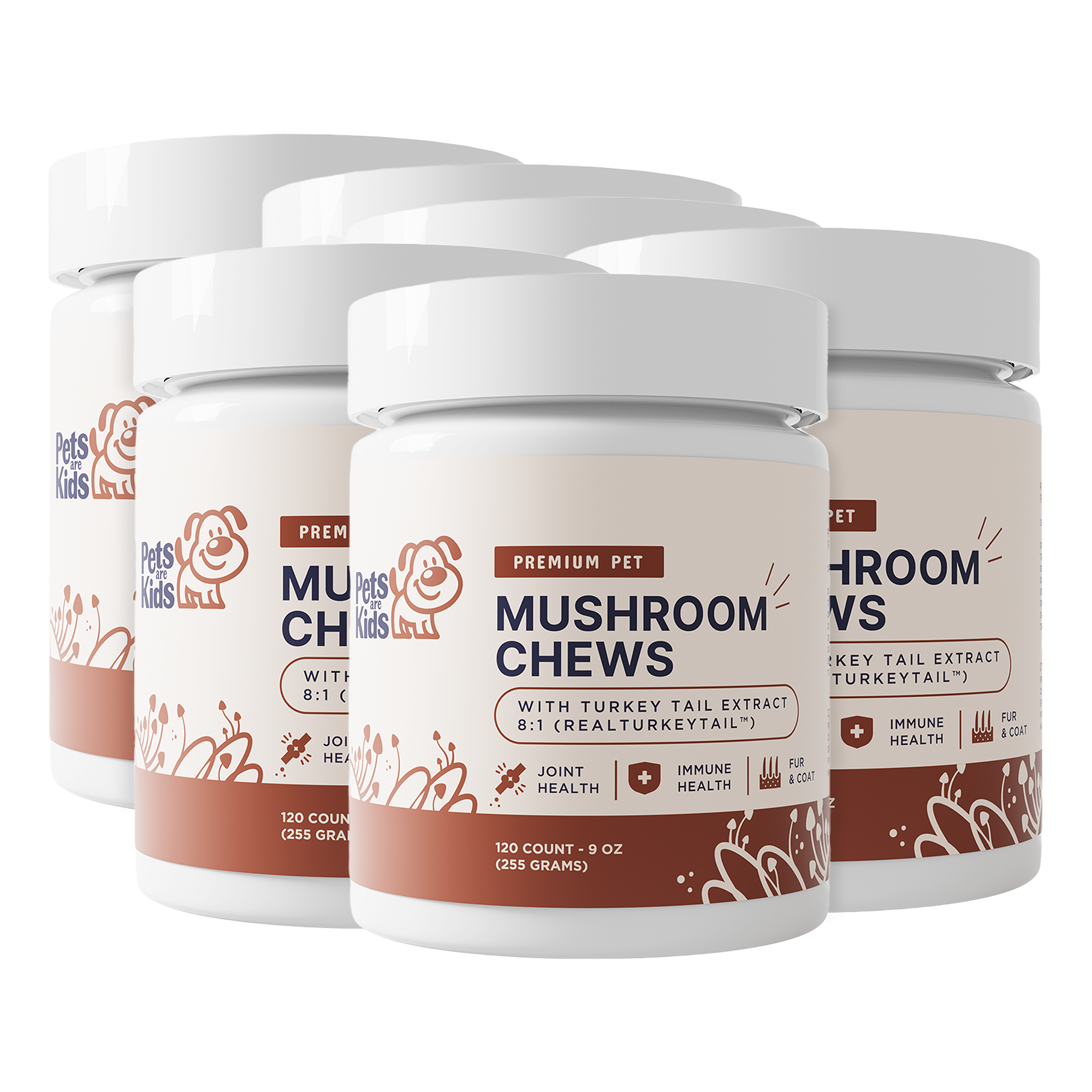 6-pack Dog Mushroom Chews