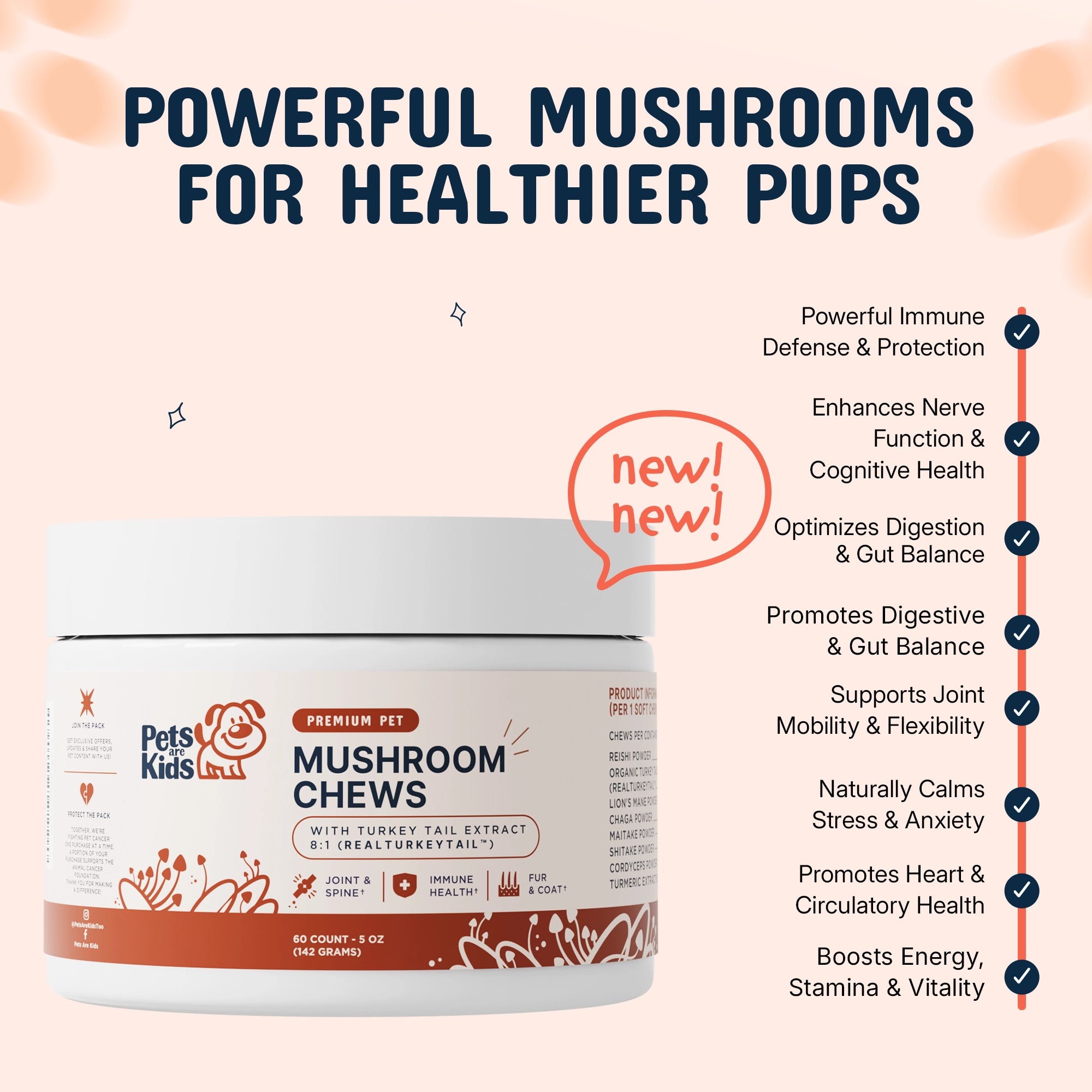 Mushroom chews benefits