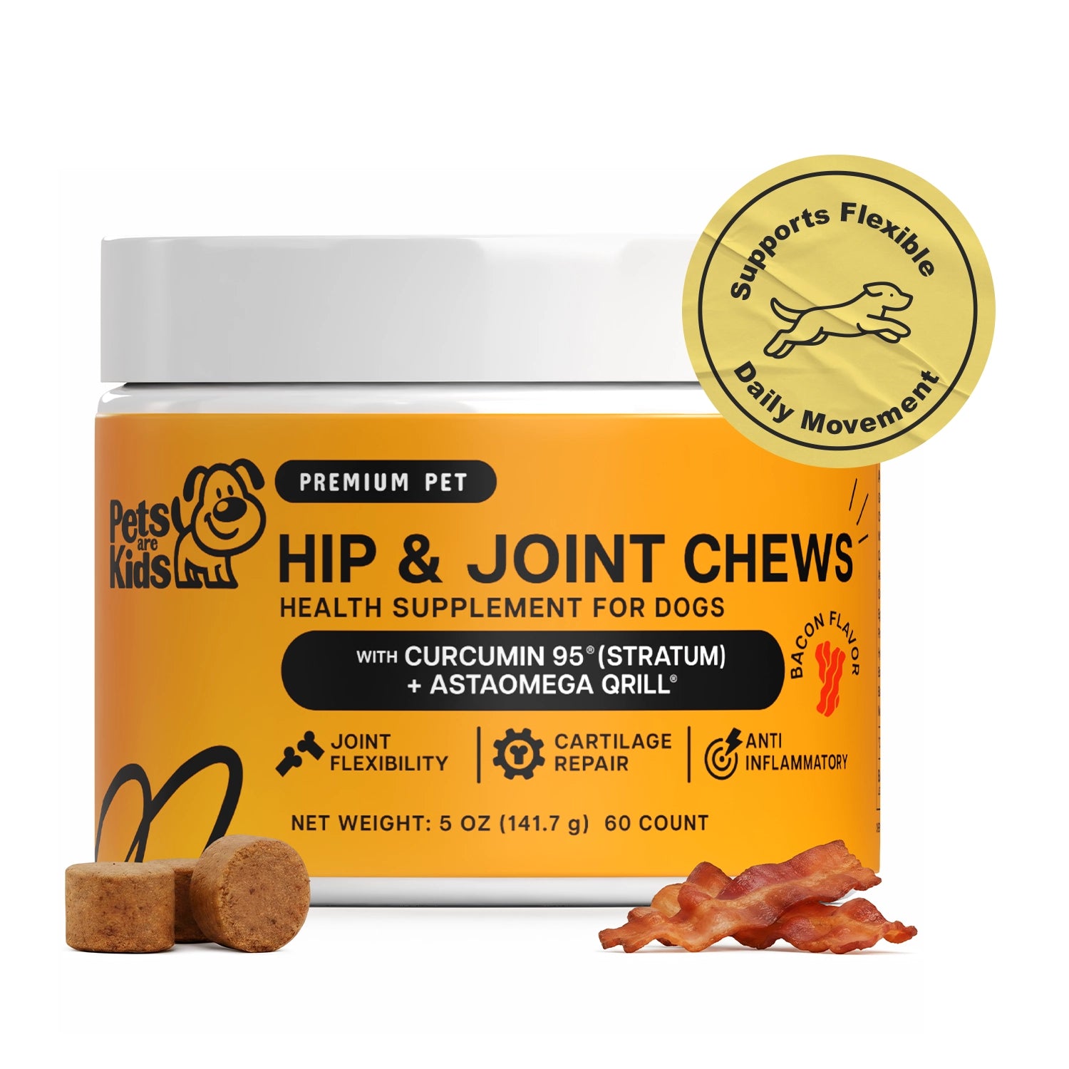 Premium Hip & Joint Chews tub