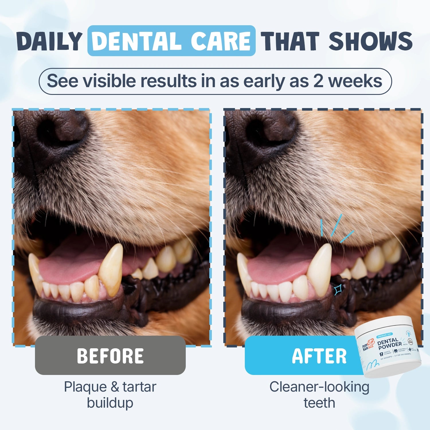 Visible results in 2 weeks