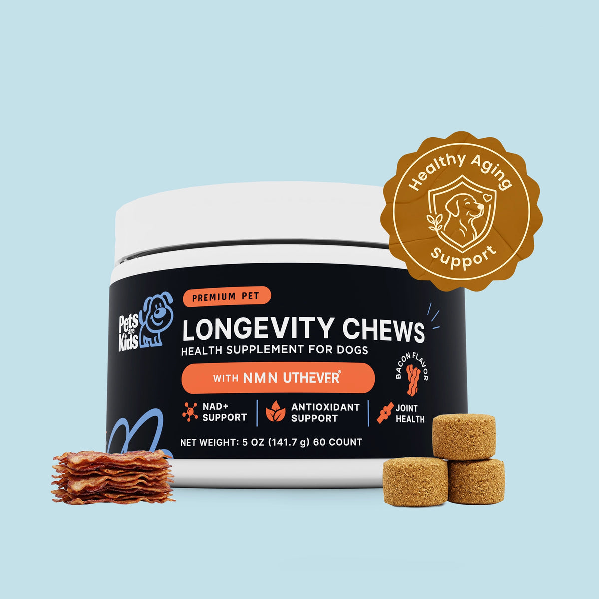 Premium Longevity Chews tub