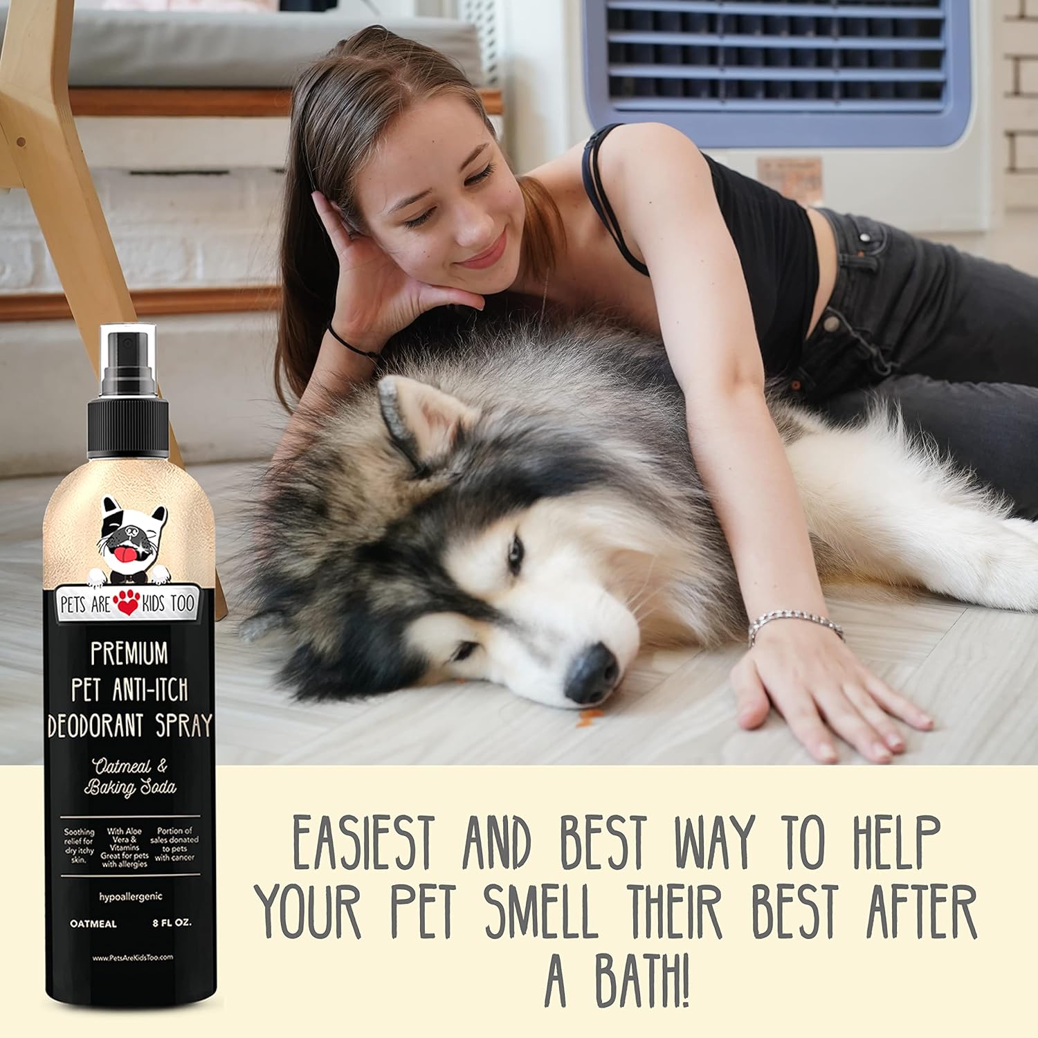 Easiest and best way to help your pet smell their best after a bath